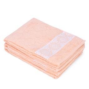 WOHNEN&GENIESSEN Handtuch 4tlg. Ornament apricot