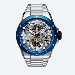 NUBEO Tourbillon "Sirius" Limited Edition, blau