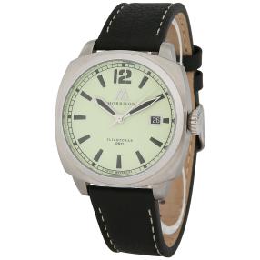 Morrison Herrenuhr, Quarz, schwarz/silbern