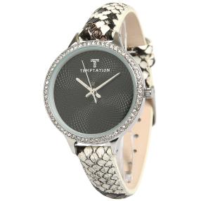 Temptation Damenuhr „Black & White“, Quarz