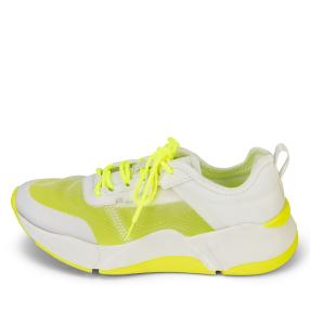 Damensneaker weiß/gelb