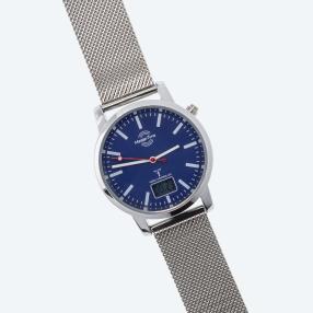 Master Time Herren-Funkuhr, blau + Funkwecker