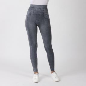 FASHION NEWS Seamless-Jeansleggings, grau