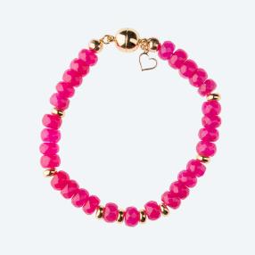 Armband Jade pink