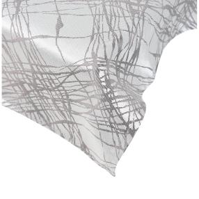 Mitteldecke Jacquard gemustert, silber