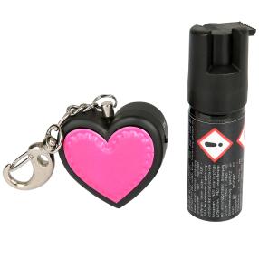 Geschenkbox safe4u, Herzalarm + Pfefferspray