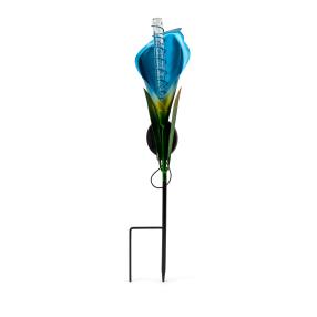 LED-Solarstecker Tulpe blau