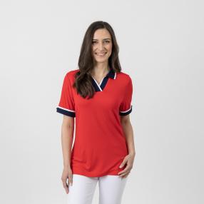 BELOVED BASICS Poloshirt rot