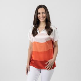BELOVED BASICS Shirt koralle/multicolor