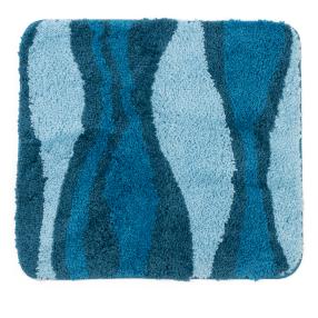 Badematte wellig blau 50x55cm