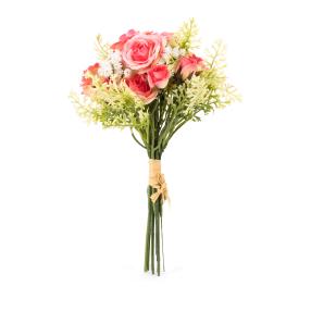 Rosenbouquet rosa 28 cm