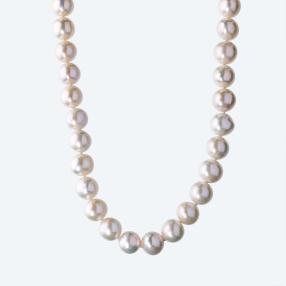 Collier Süßwasserzuchtperle, ca. 10 mm