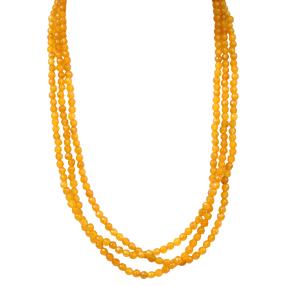 Collier 3rhg. Achat honiggelb