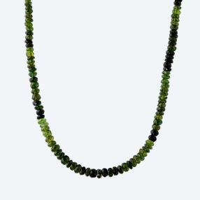 Collier AAATurmalin grün
