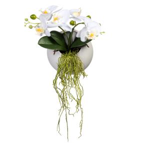 Wandhänger Orchidee weiß 25cm