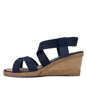 Damensandalen navy