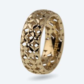 Bandring 'Fedina' 585 Gelbgold