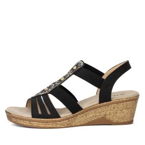 Damensandalen schwarz