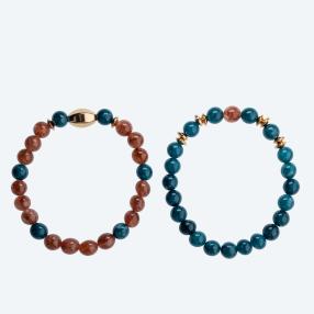 Set 2-teilig Armbänder Quarz