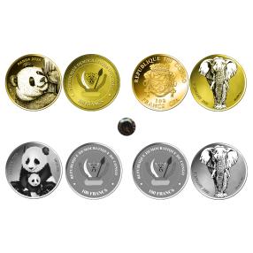 Gold-Platin-Diamanten-Set 2020 cognac