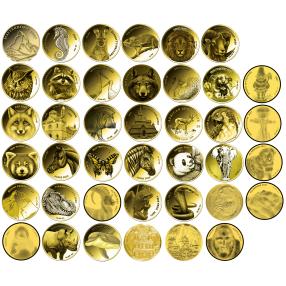 Goldbrick 40 verschiedene Goldmünzen