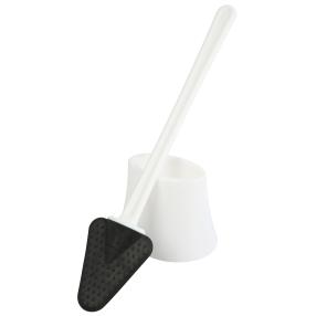 Flache Silikon-Toilettenbürste inkl. Halterung