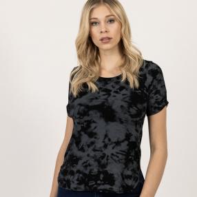 Damen-Shirt 'Bessie' schwarz/grau