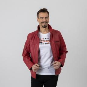 OTTO KERN Herren-Lederjacke 'Brice', rot