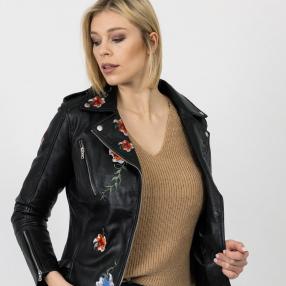 OTTO KERN Damen-Lederjacke 'Serena' multicolor