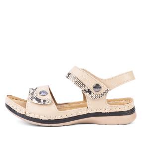 Step & Go Damensandalen beige