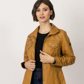 OTTO KERN Damen-Lederjacke 'Cali' ocker