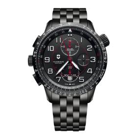Victorinox Chronograph "Airboss Mach 9", schwarz