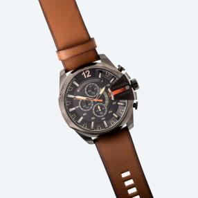 Diesel Herrenuhr "Mega Chief" Quarz braun/schwarz