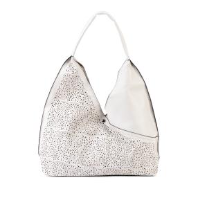 Schultertasche grau