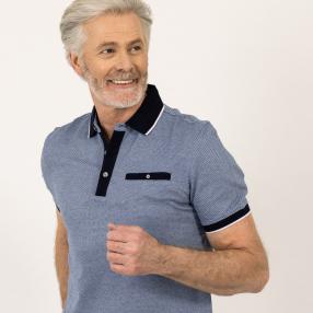 bugatti Herren Poloshirt, blau