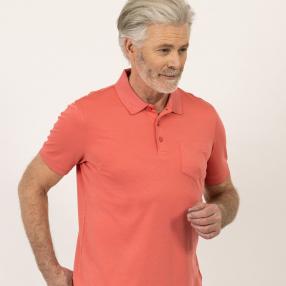 bugatti Herren Poloshirt, koralle
