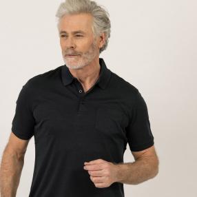 bugatti Herren Poloshirt, dunkelgrau