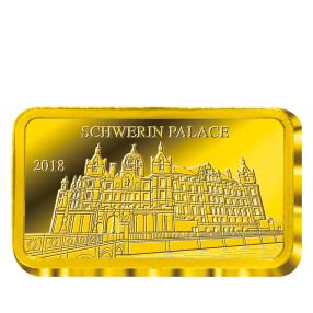 Goldbarren Schweriner Schloss 2018