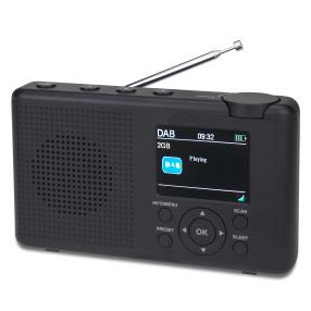 Tragbares DAB/UKW-Radio mit Akku