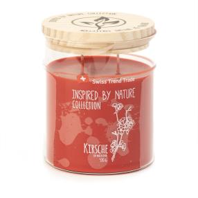Duftkerze Kirsche rot, 530 g