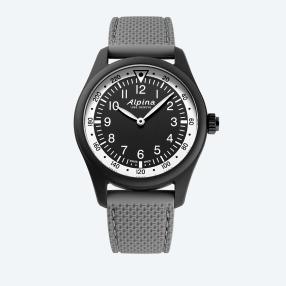 Alpina Herrenuhr Startimerx Balance black/grey