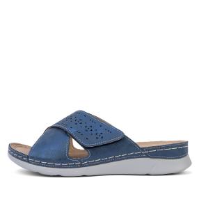 Damenpantoletten blau