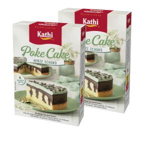 Kathi Poke Cake Minze Schoko 2er Set