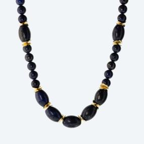 Collier Lapislazuli mit Magnetverschluss