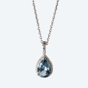Clipanhänger 925 Sterling Silber Zirkonia