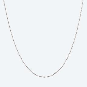 Kugelkette 925 Sterling Silber, ca. 45 cm