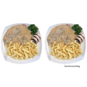 Schnitzel in Champignonsauce