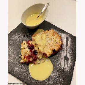 Kirschmichl mit Orangen-Vanillesauce