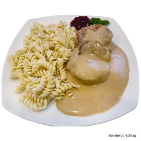 Schweinefilet in Rahmsauce
