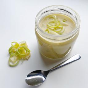 Riesling-Kartoffelcremesuppe